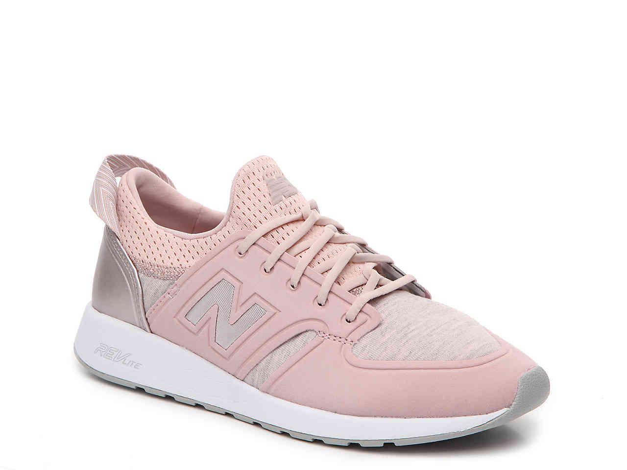 new balance blush pink sneakers