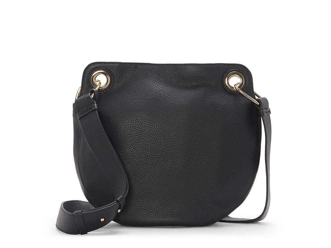 Vince Camuto Faria Leather Crossbody Bag in Black | Lyst