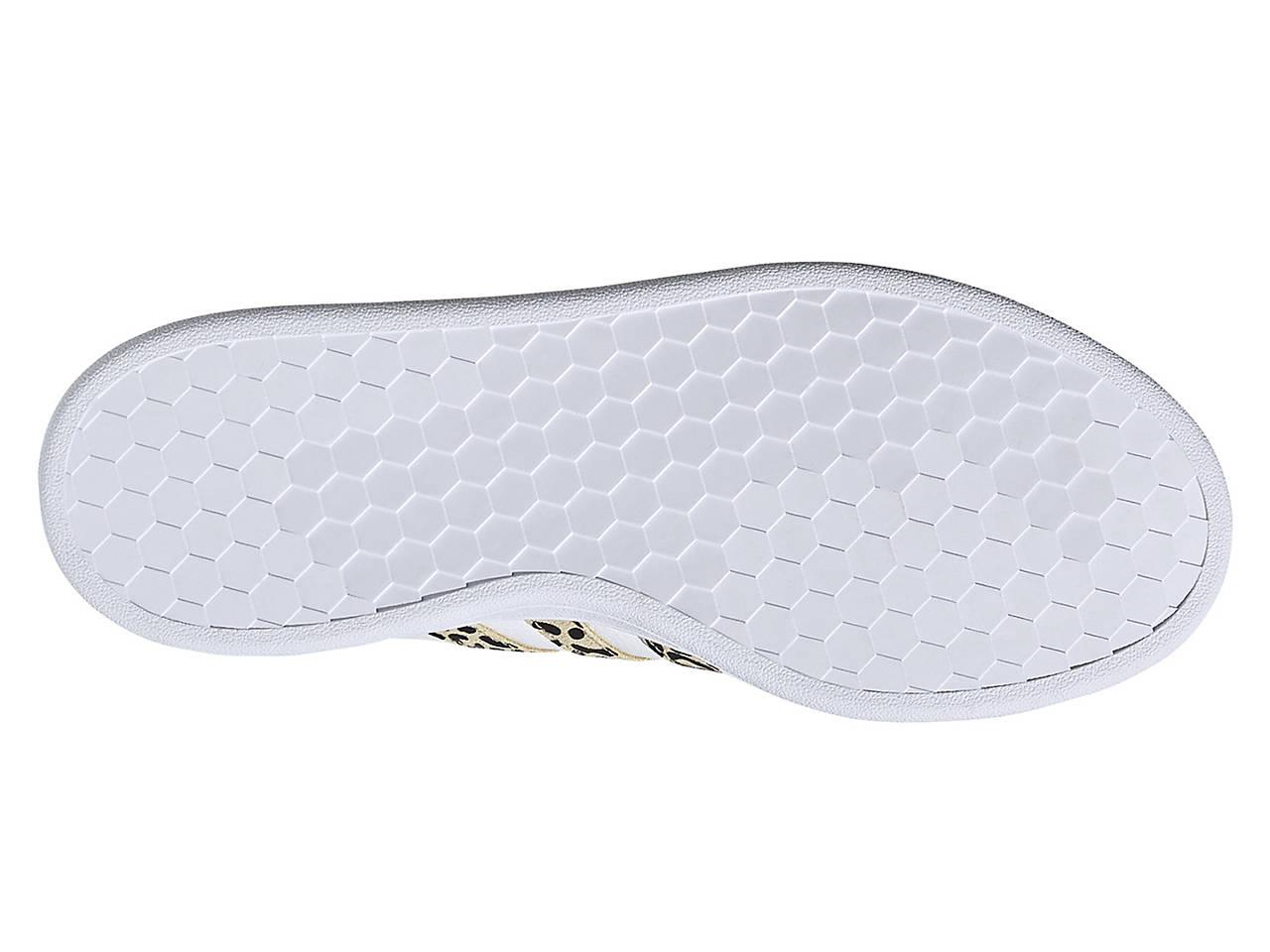 adidas Grand Court Sneaker in Tan/White 