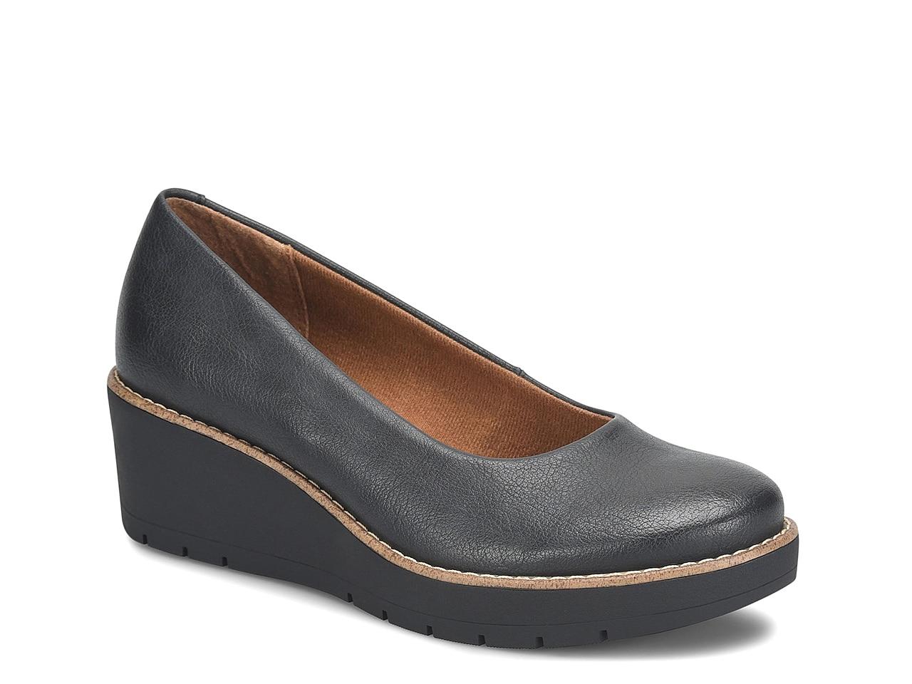 EuroSoft Faella Wedge Slip on in Black Lyst
