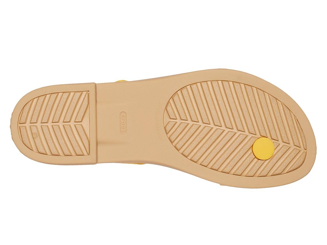 Crocsâ¢ Synthetic Tulum Sandal in Yellow - Lyst