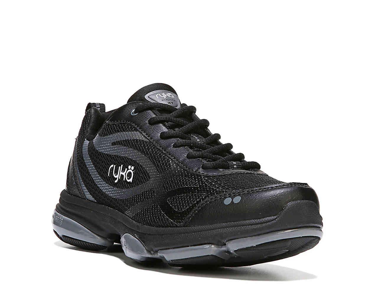 Ryka Rubber Devotion Xt Walking Shoe in Black/Grey (Black) Lyst