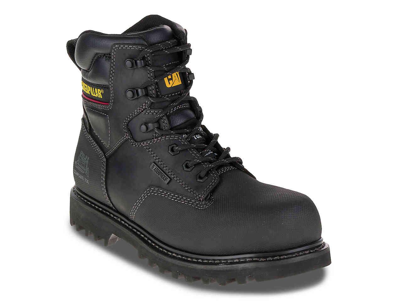 Caterpillar Leather Creston Work Boot in Black for Men Lyst