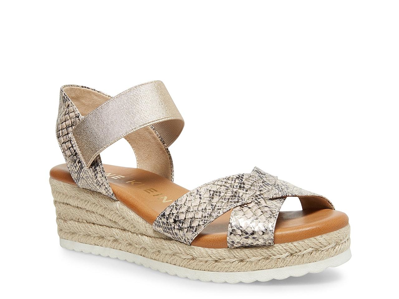 Anne Klein Cabria Espadrille Wedge Sandal 2024 favors