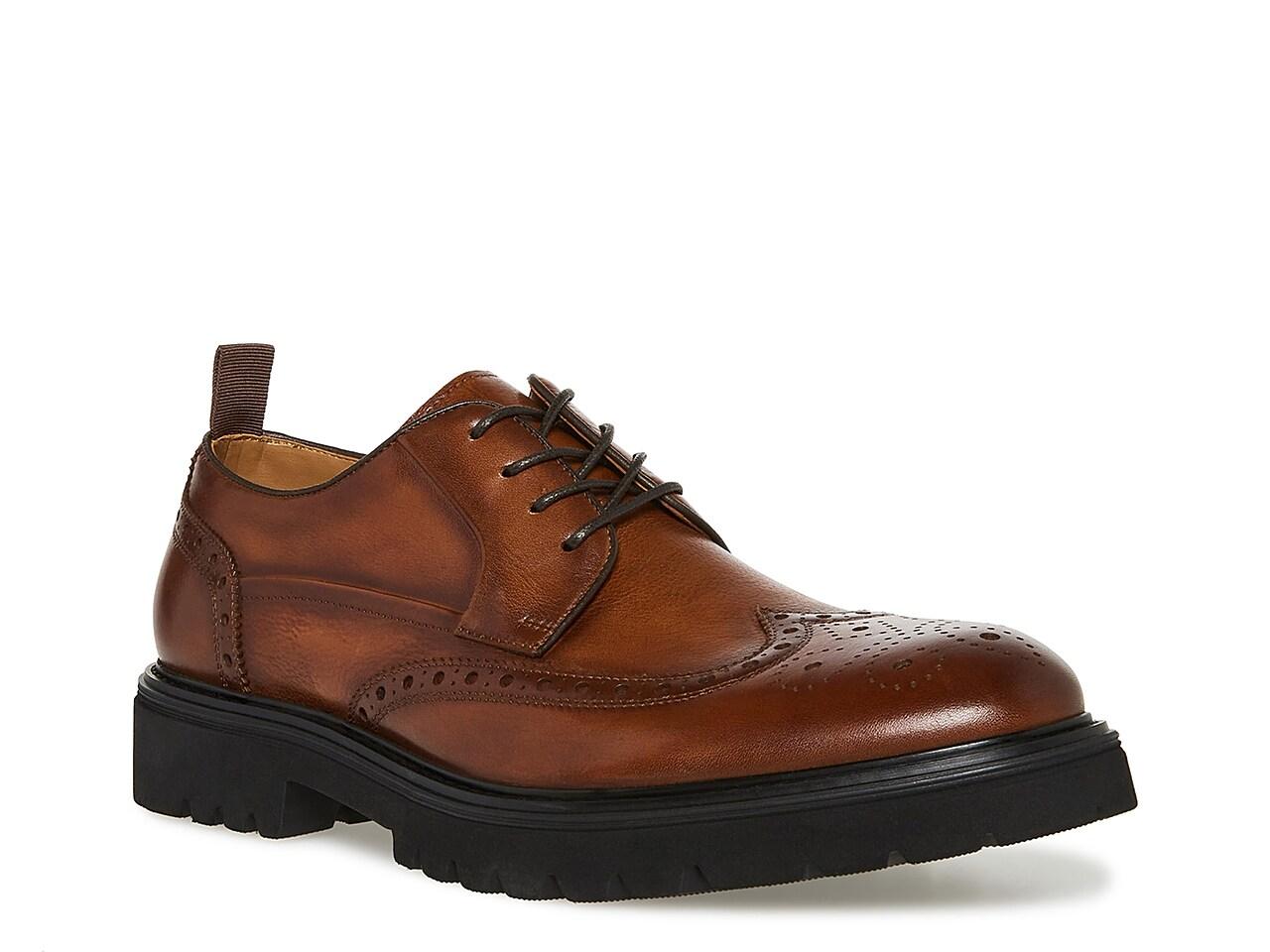 Steve Madden Emeri Wingtip Oxford in Brown for Men | Lyst