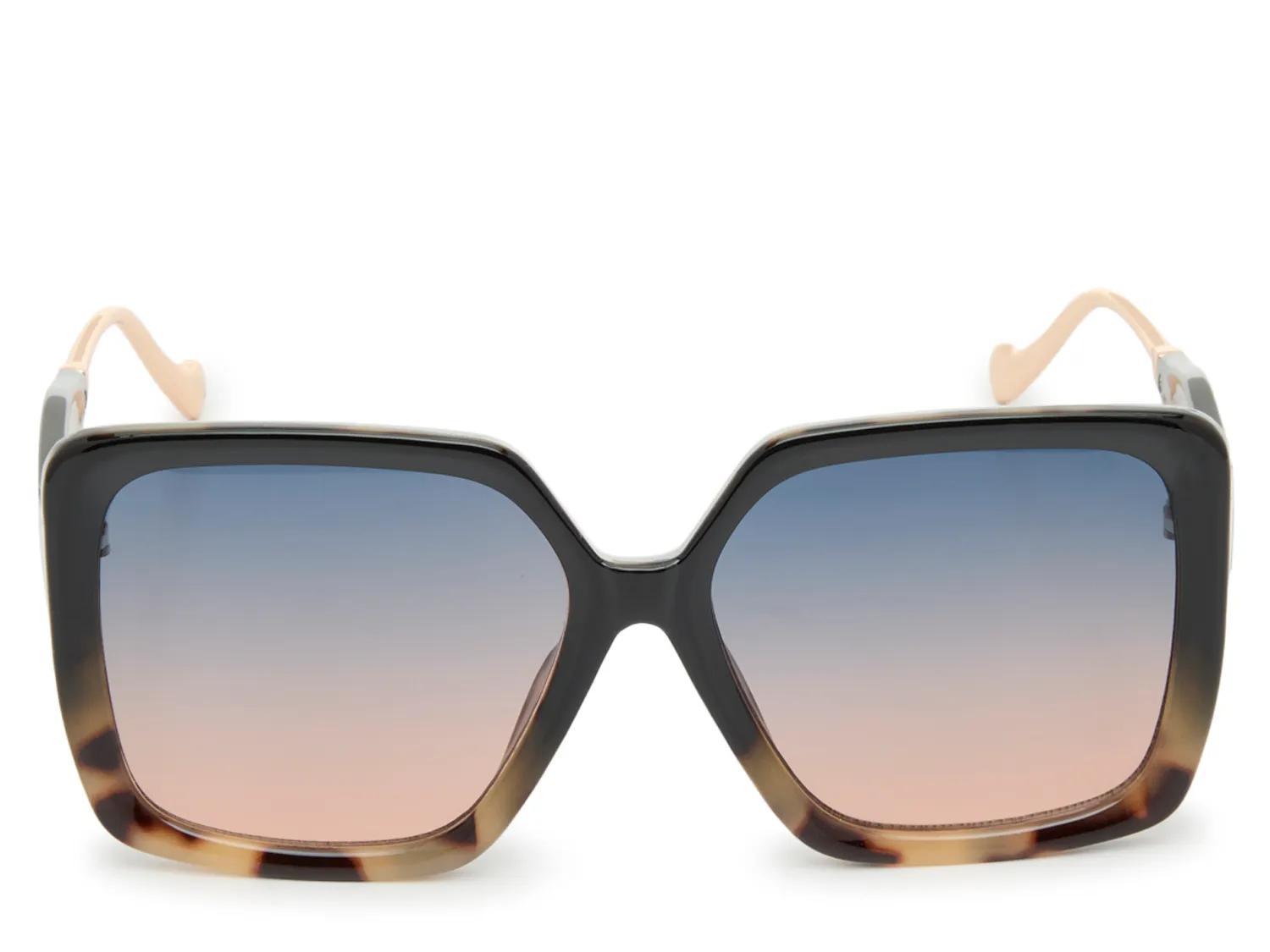 Jessica Simpson Tortoise Square Sunglasses in Blue | Lyst display picture 3