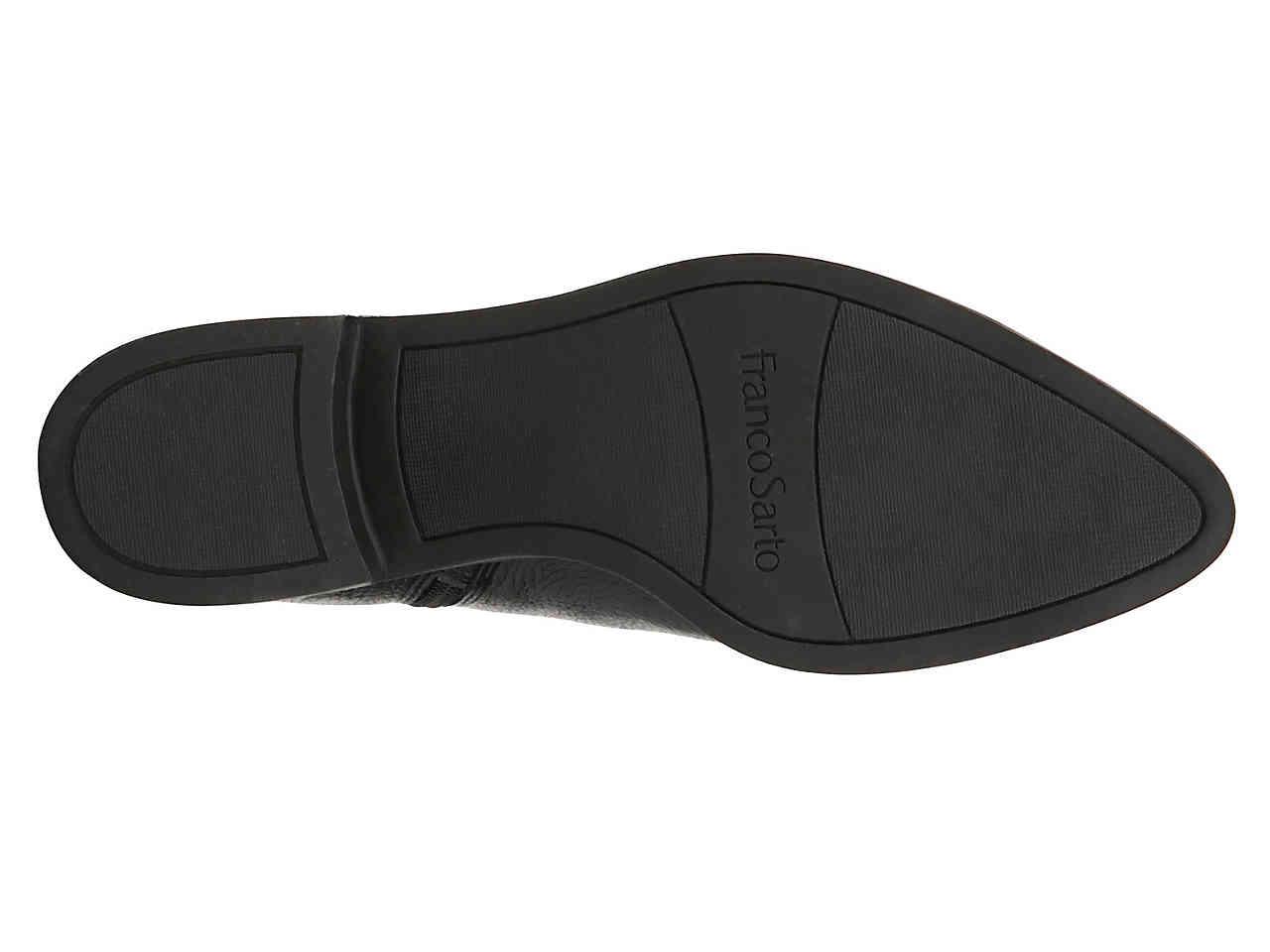 franco sarto dallas leather booties