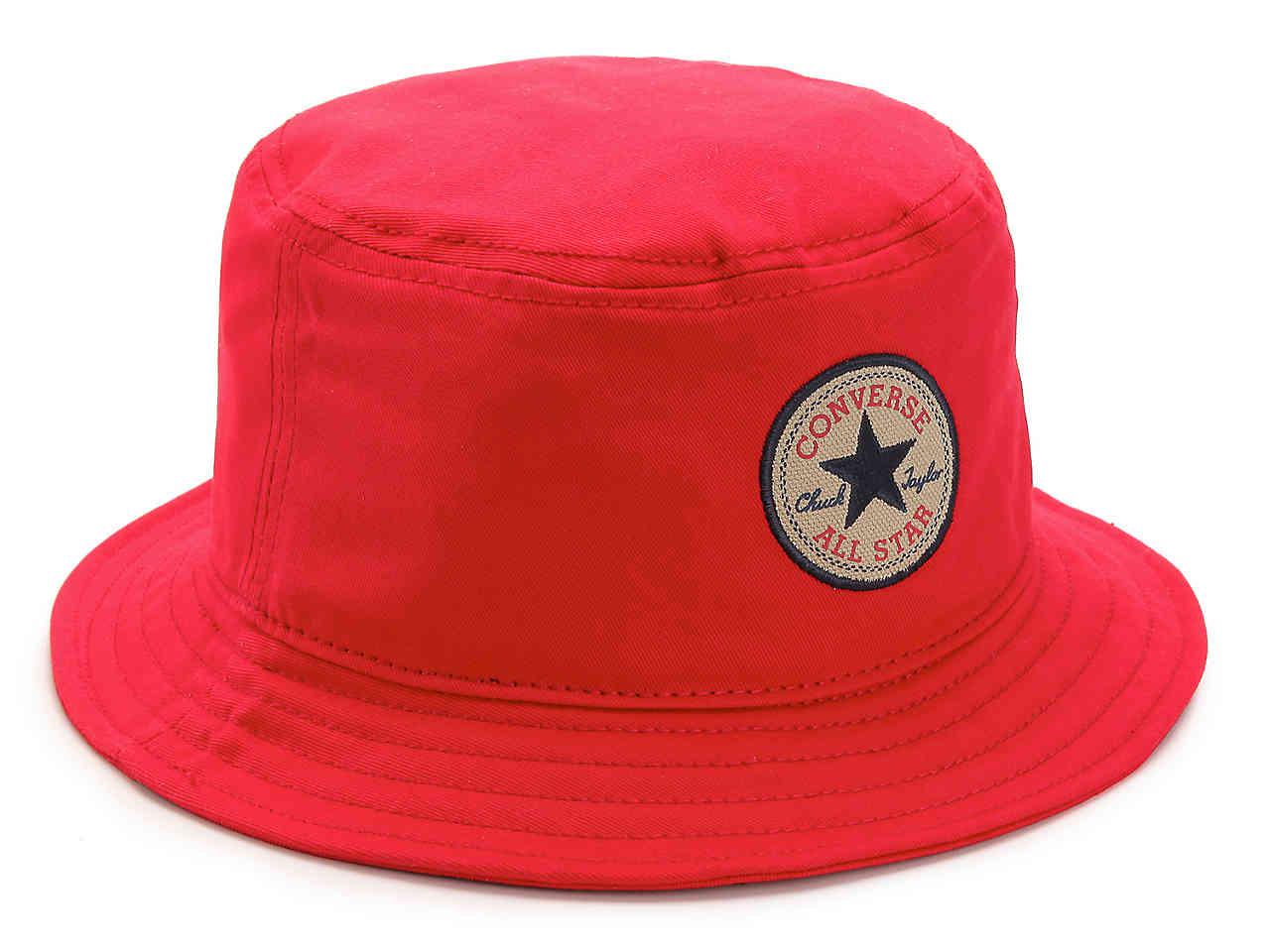 Converse Classic Bucket Hat in Red for Men | Lyst