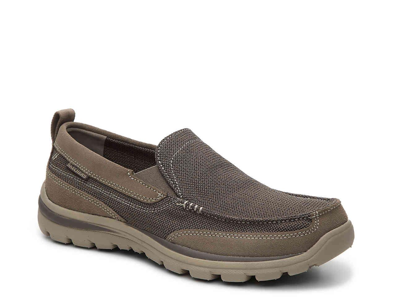 Skechers Synthetic Relaxed Fit Milford Slip-on in Tan (Brown) for Men ...