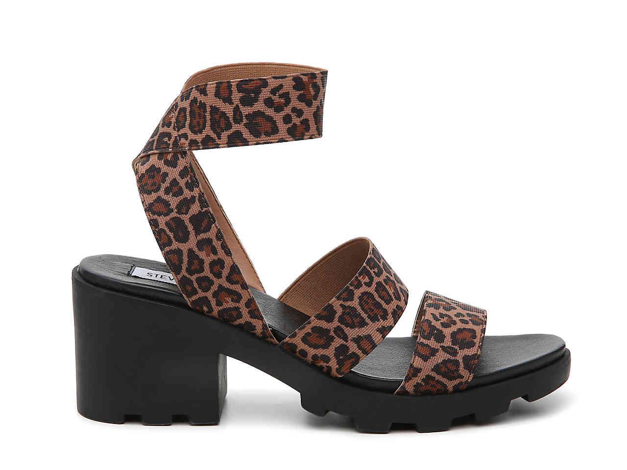 leopard steve madden sandals