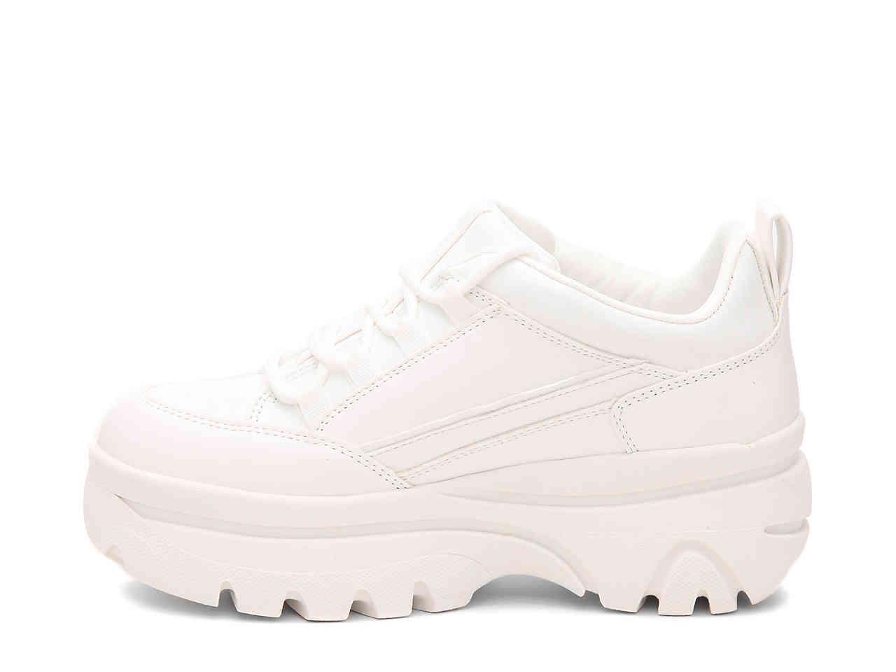madden girl bounce platform sneakers white