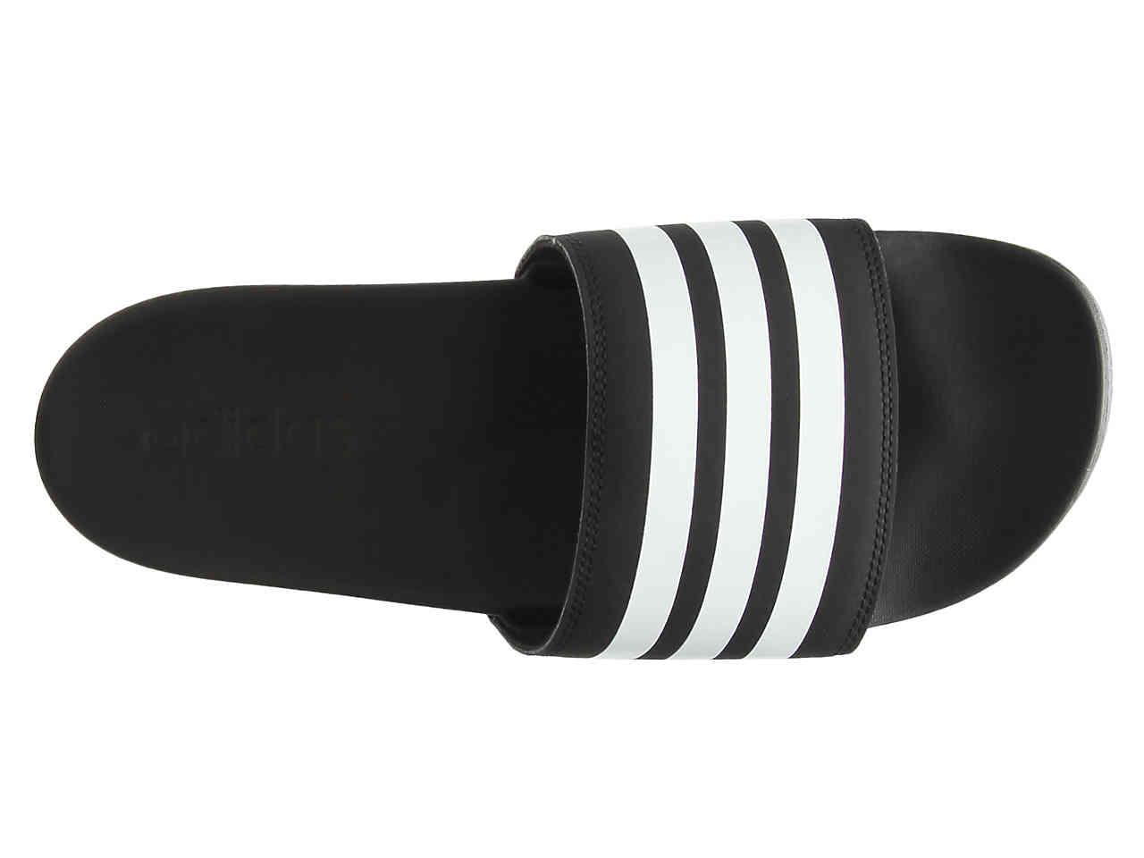 adidas adilette cloudfoam plus men's slide sandals