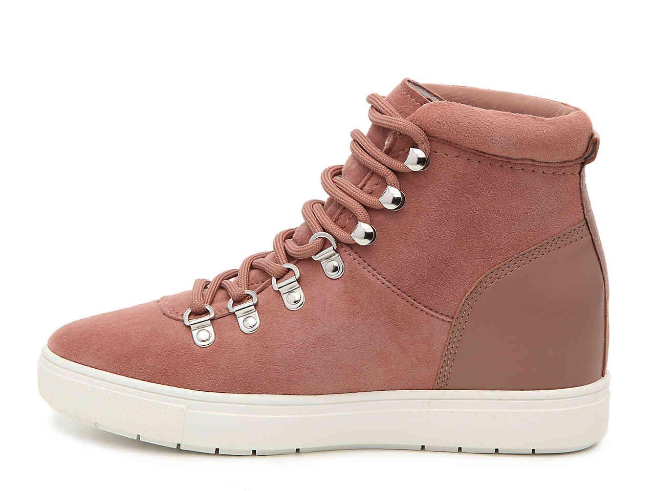 dsw steve madden wedge sneaker