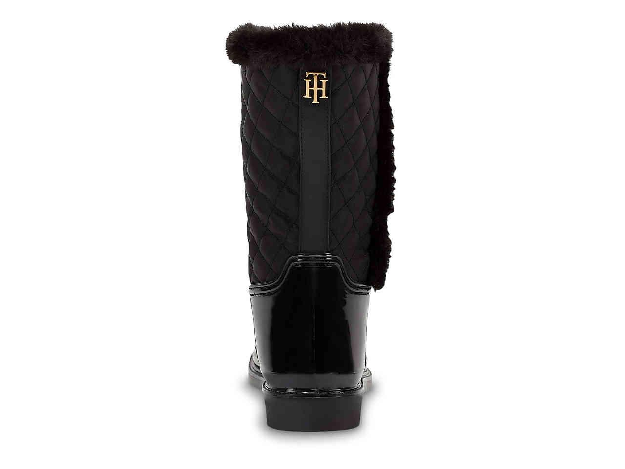 tommy hilfiger slushe rain boot