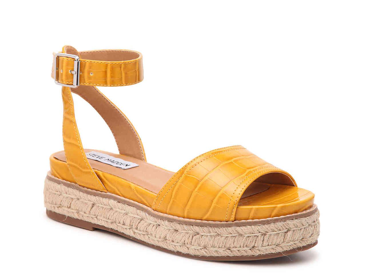 steve madden gabi espadrille platform sandal