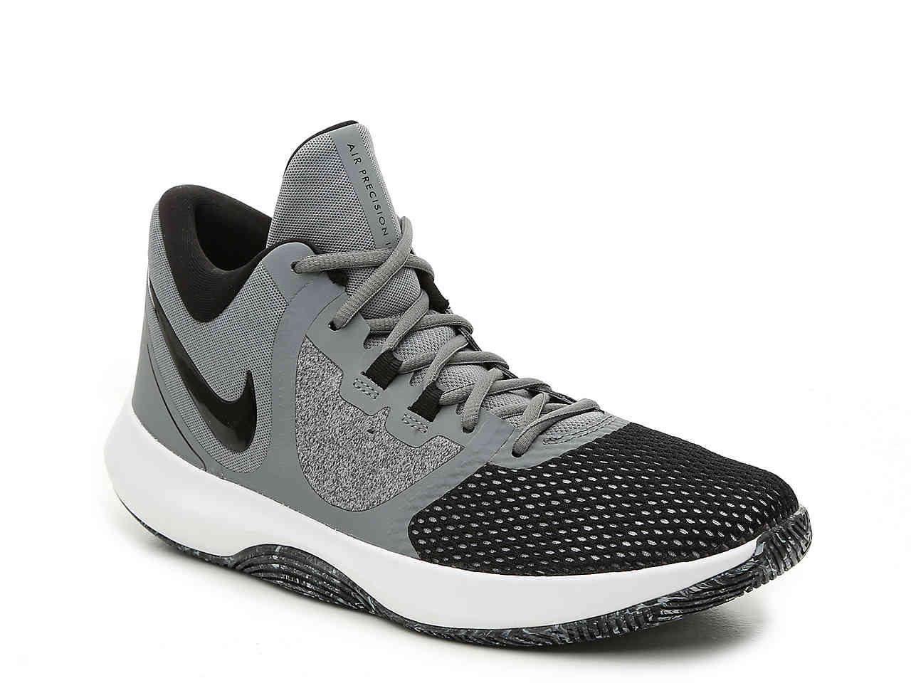 Nike Air Precision Ii Basketball Shoe in Gray for Men | Lyst