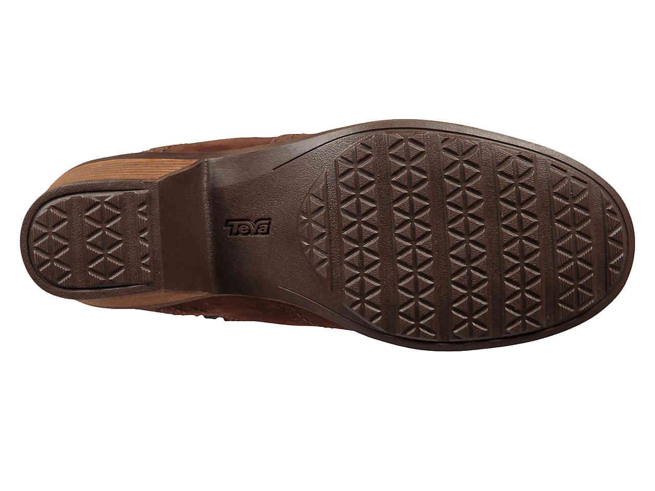 Teva Leather Anaya Boot in Dark Brown (Brown) - Lyst