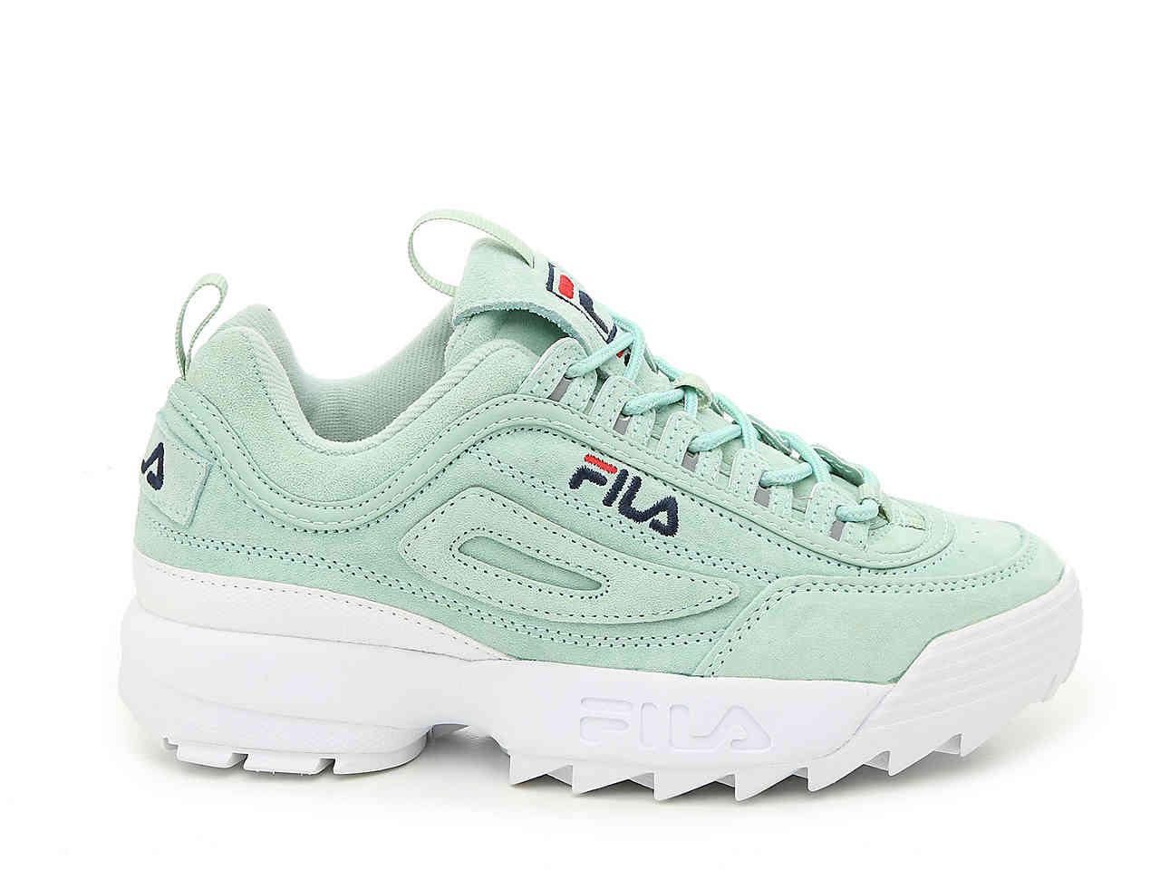 Fila Suede Disruptor Ii Premium Sneaker in Mint Green (Green) - Lyst