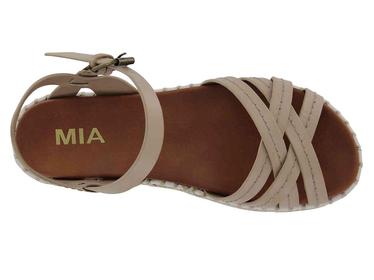 mia virginia espadrille platform sandal