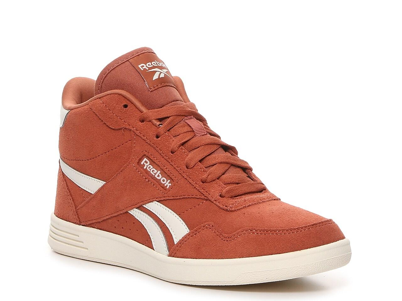 Reebok Club High-top Sneaker in Orange | Lyst