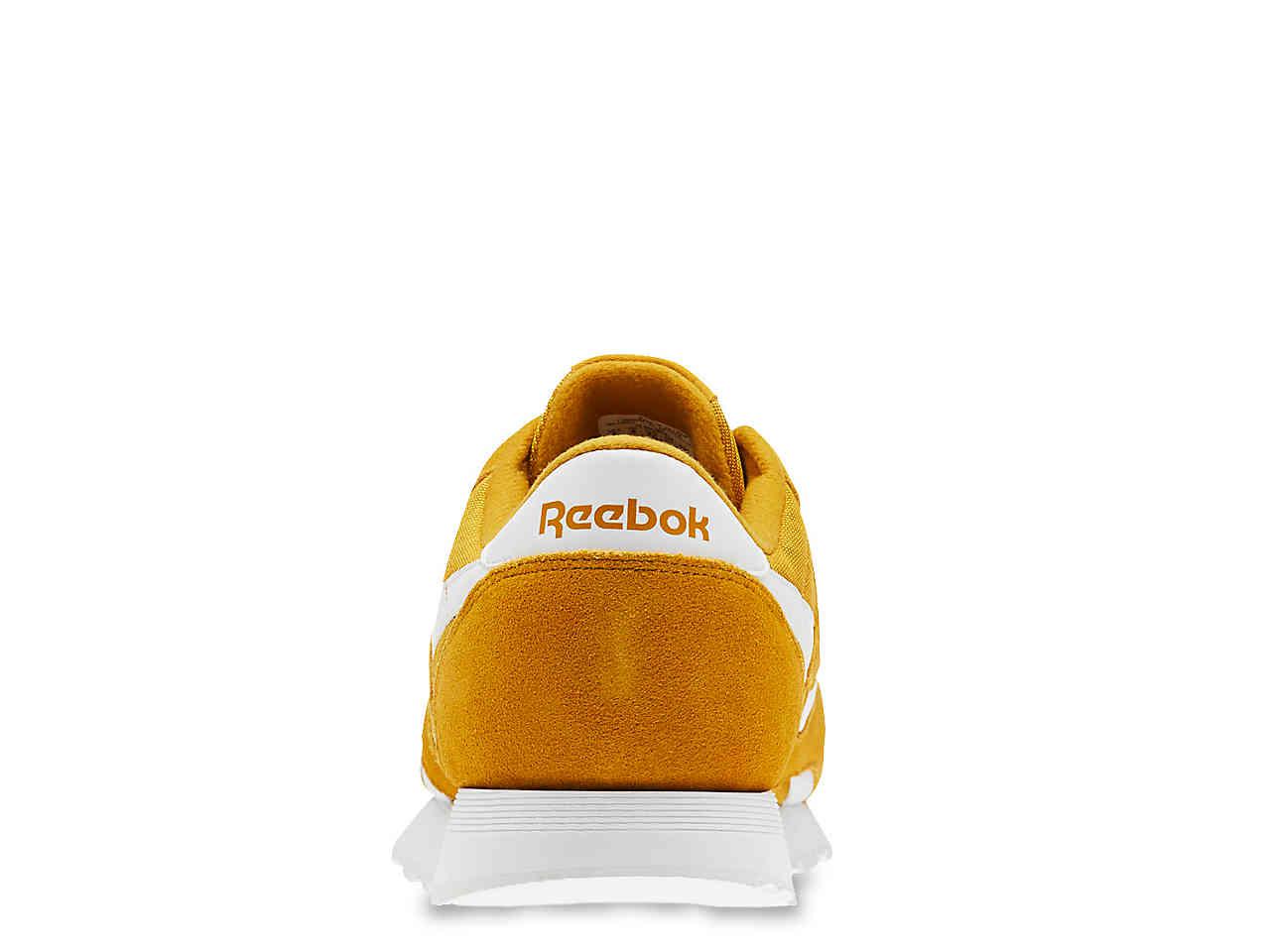mustard yellow reebok