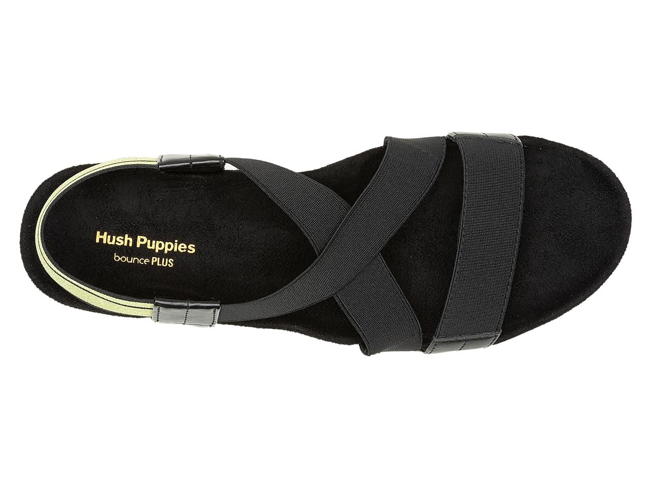 Hush Puppies Andi Stretch Platform Sandal in Black | Lyst