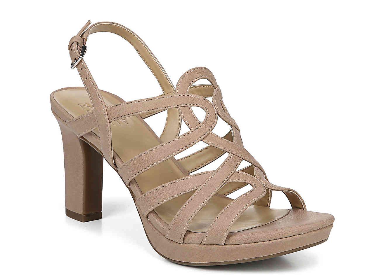 Naturalizer Cameron Platform Sandal in Natural Lyst