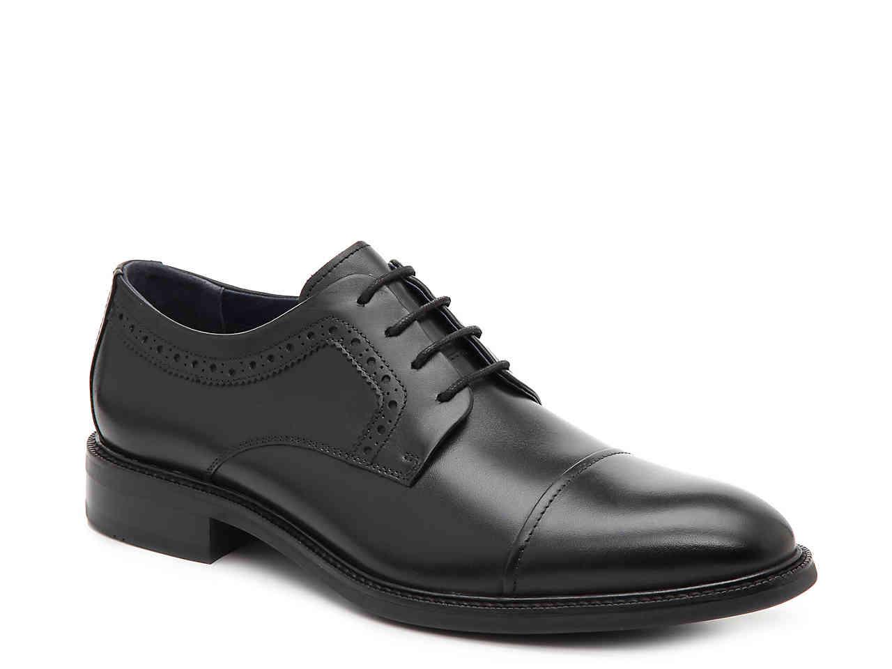 cole haan watson black cap toe oxfords
