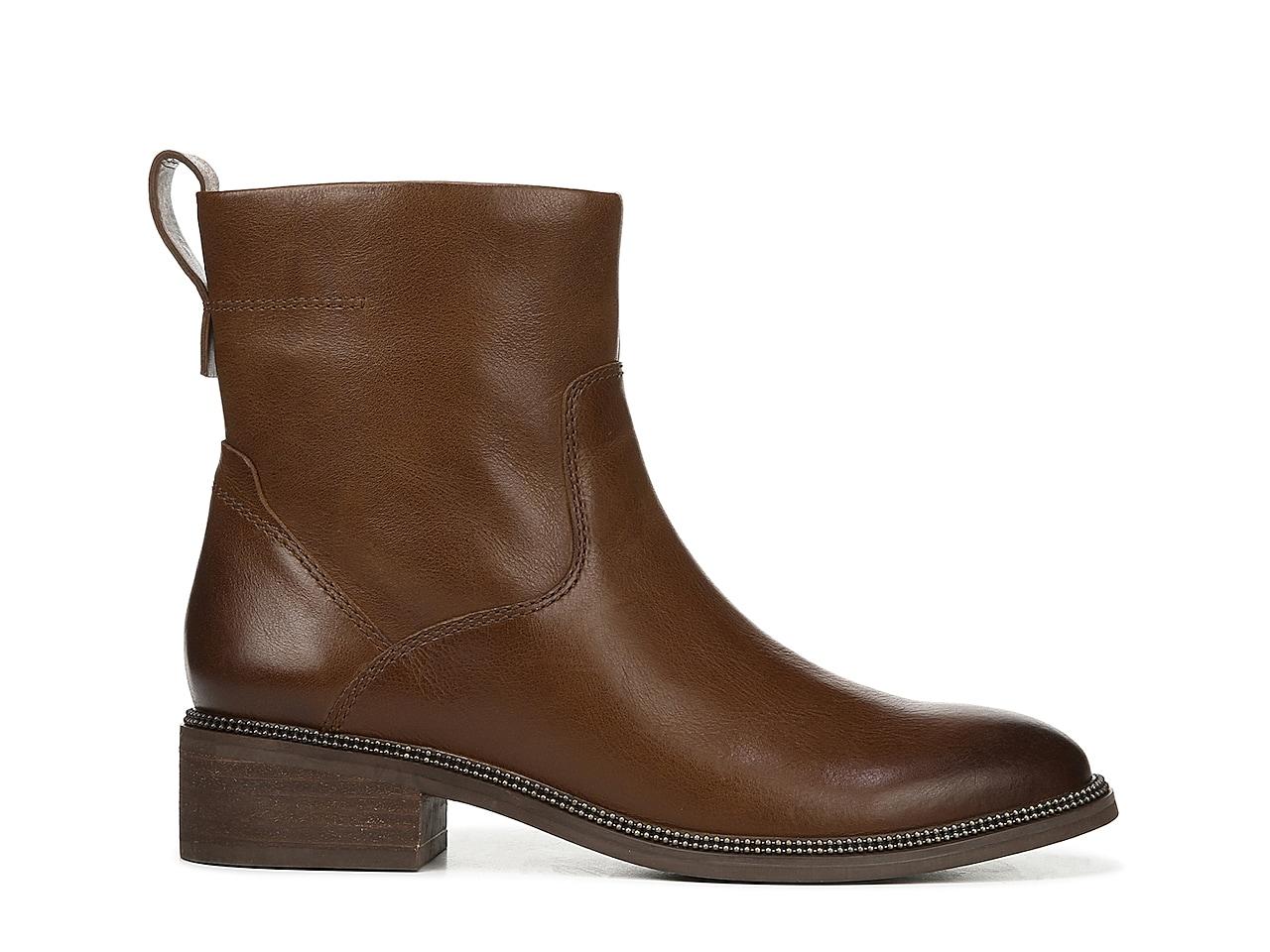 franco sarto brindle leather booties
