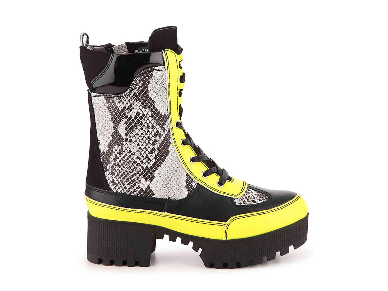 bamboo powerful platform combat boot