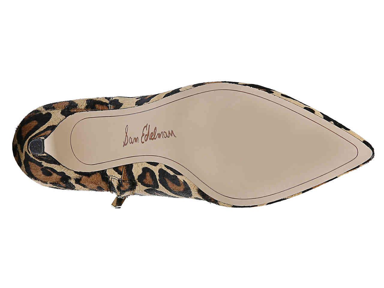 sam edelman keely bootie leopard