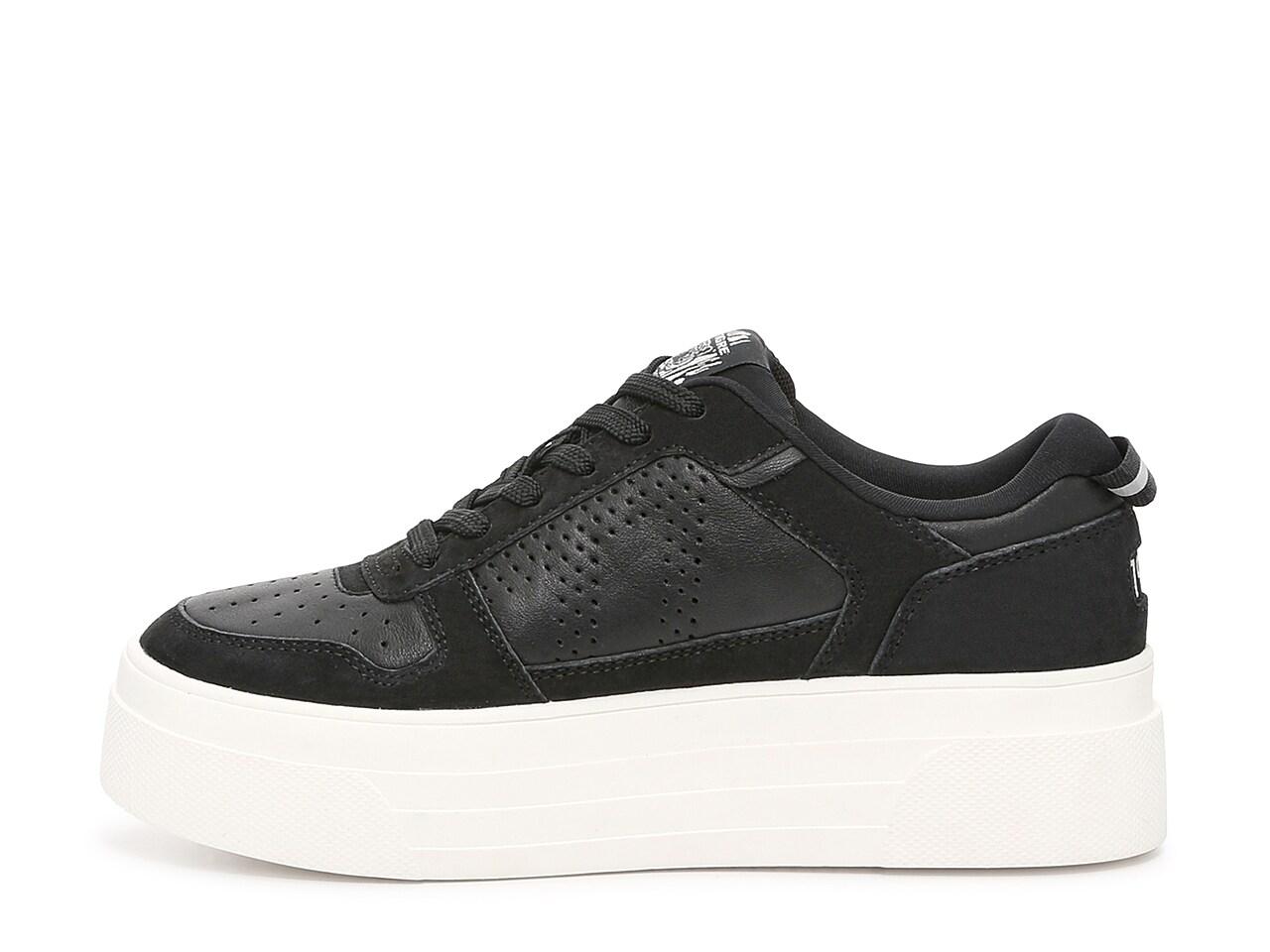 BLACK/OFF White Women's Midtown Platform Sneaker | Le Tigre