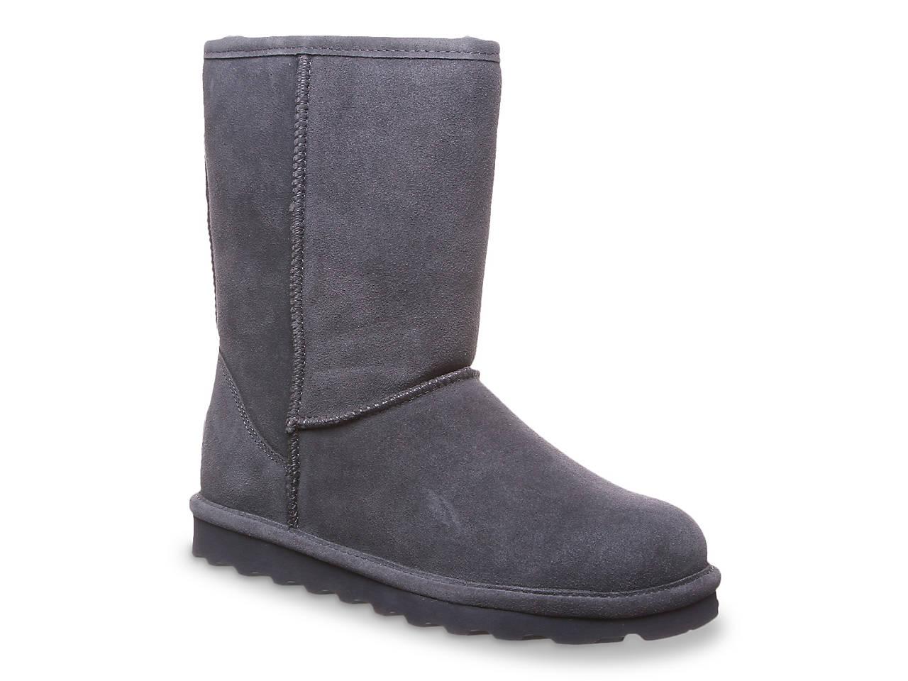 BEARPAW Suede Elle Snow Boot in Grey (Gray) Lyst