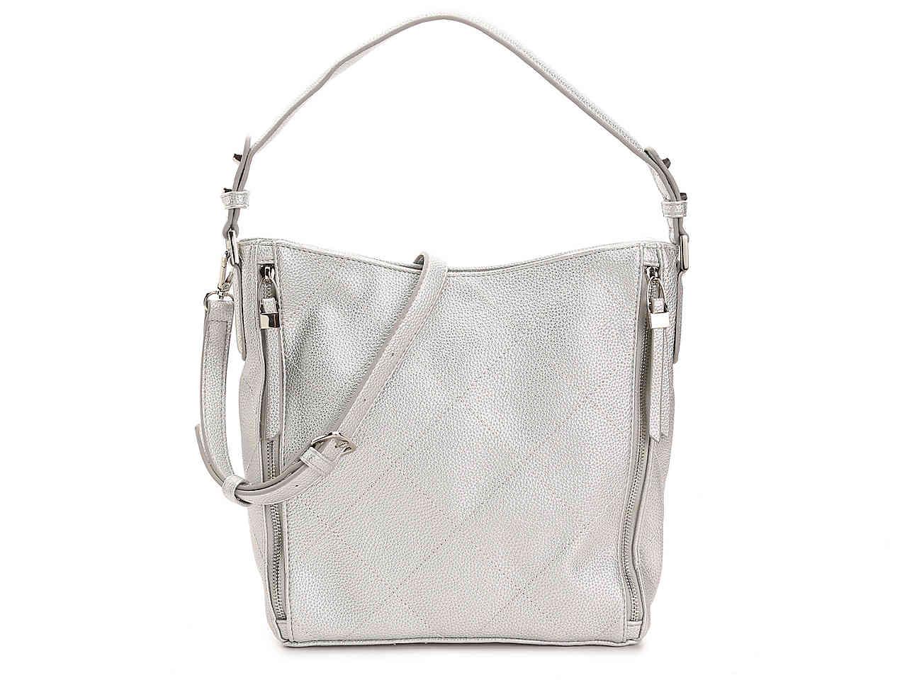 Lyst Sondra Roberts Leather Hobo Bag In Metallic Sondra Roberts