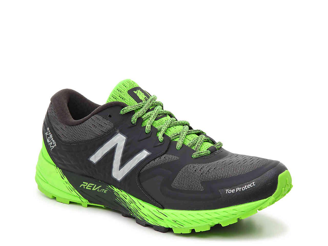 New Balance Summit Kom Trail Running Shoes in Black/Neon Green (Green ...