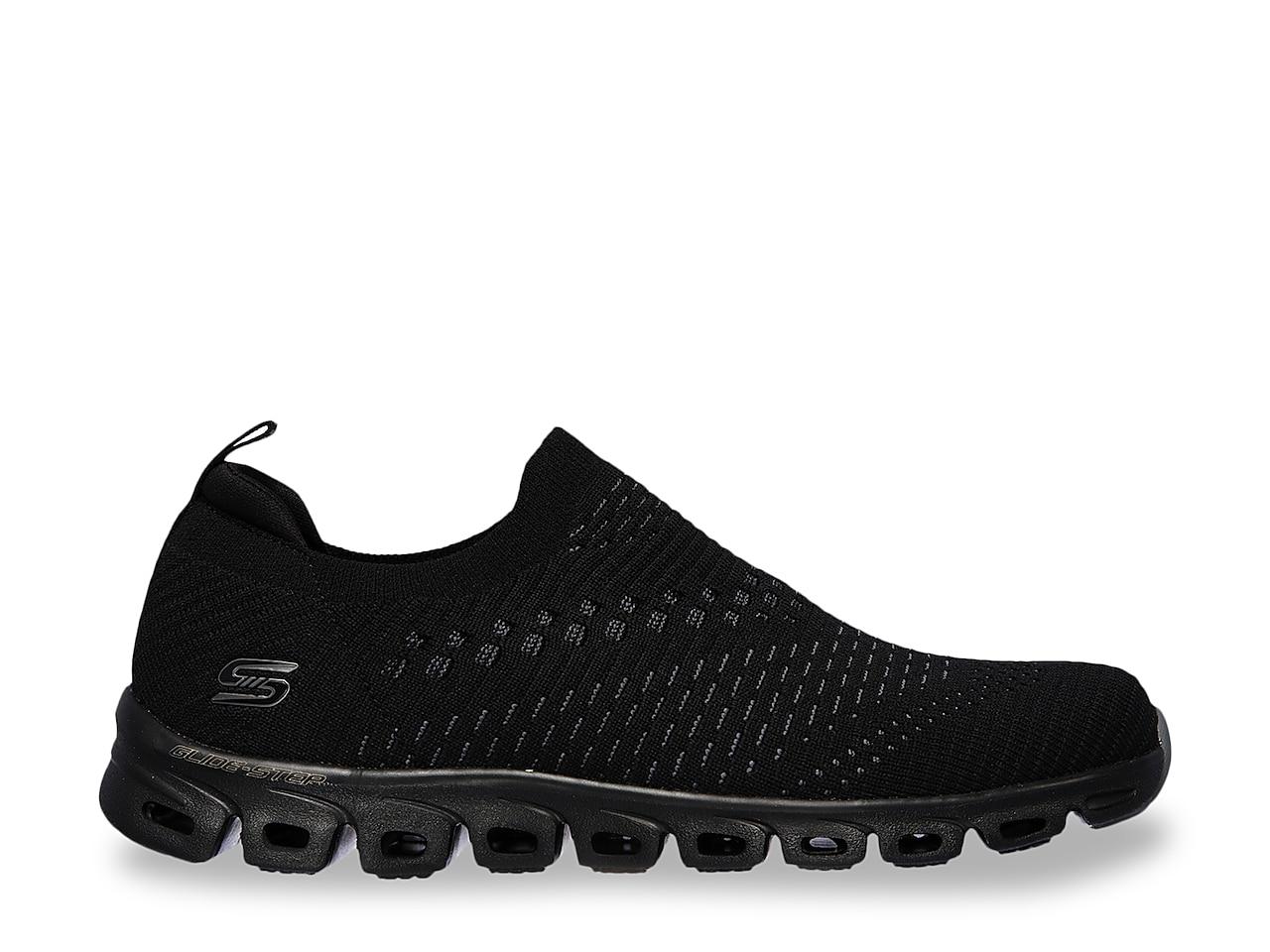 Skechers Synthetic Glide-step Oh So Soft Slip-on Sneaker in Black - Lyst