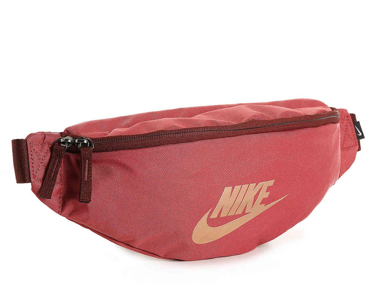 nike belt bag red