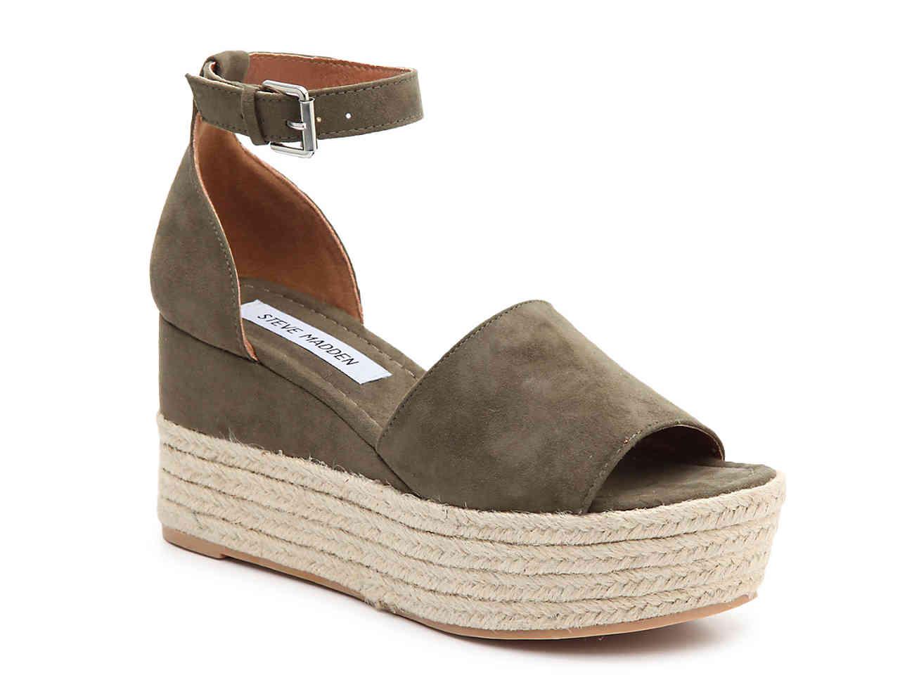 steve madden green sandals