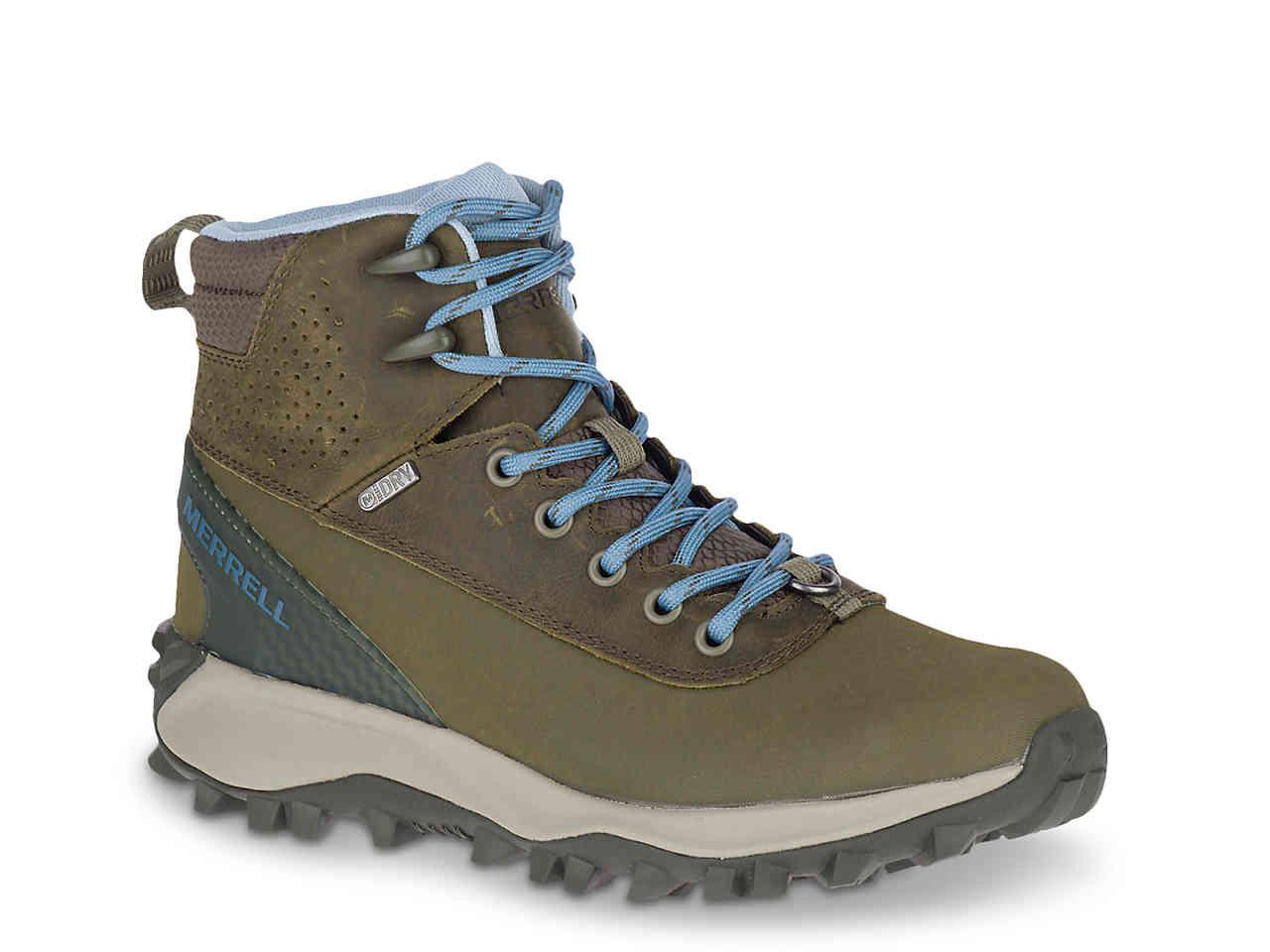 olive green hiking boots