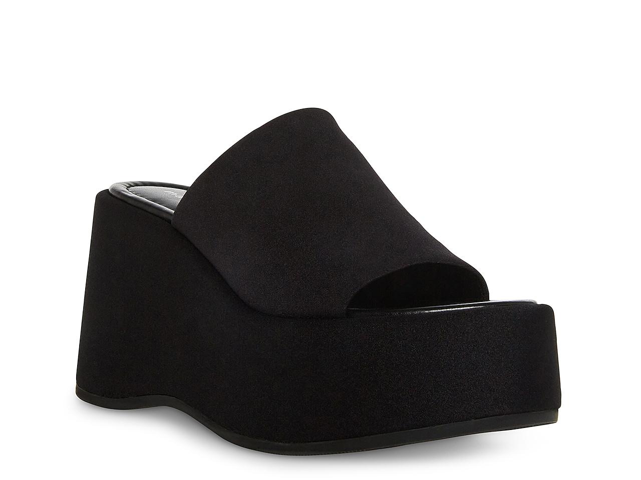 Madden Girl Nico Wedge Sandal in Black Lyst