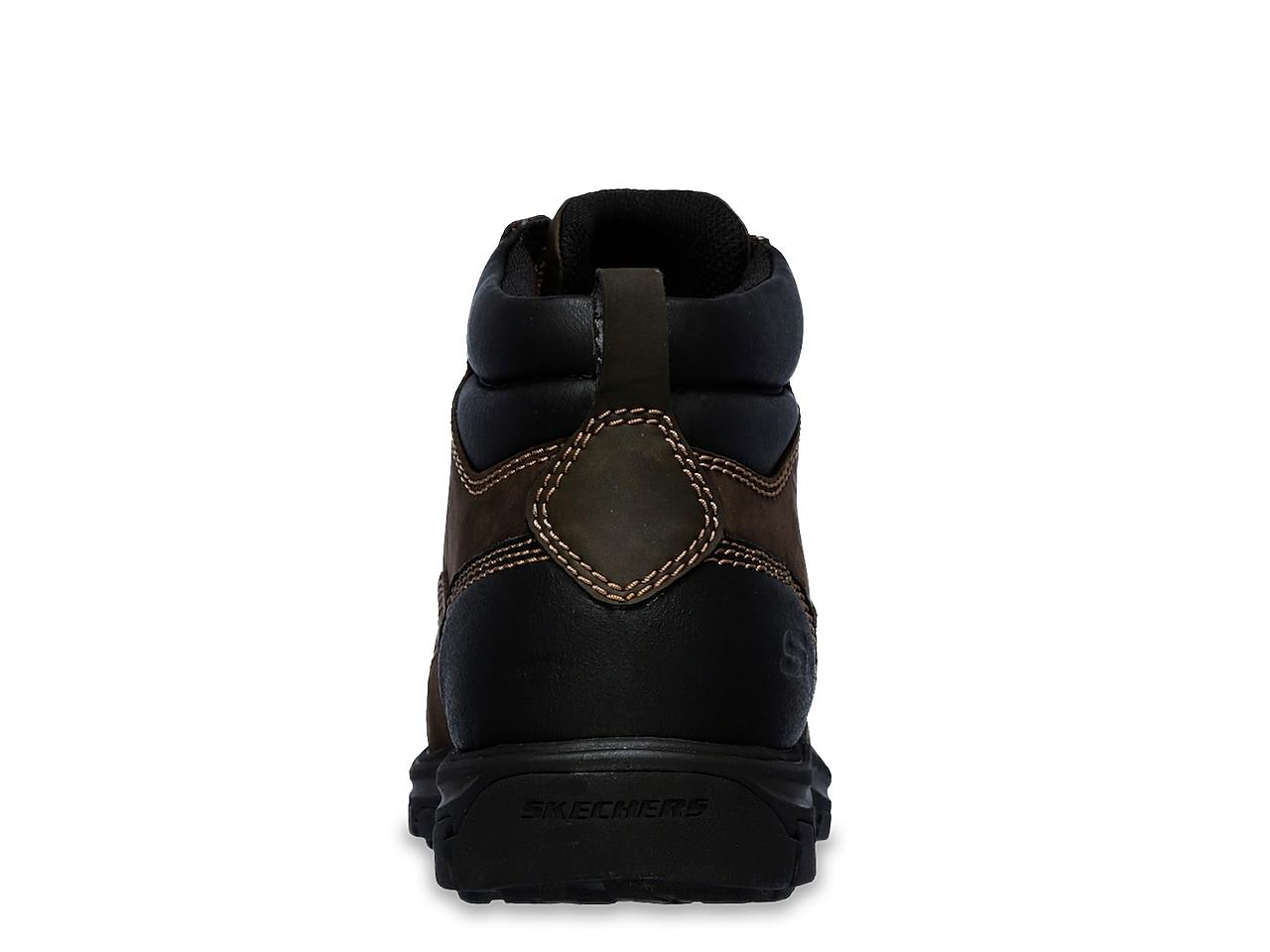 Skechers Relaxed Fit Segment Garnet Boot in Brown for Men | Lyst