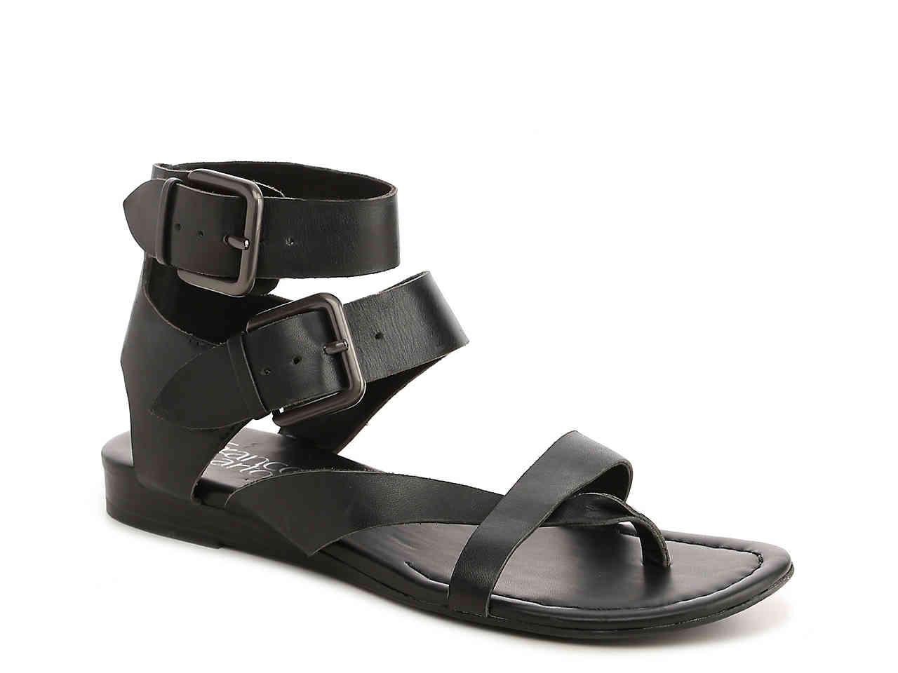 franco sarto black sandals