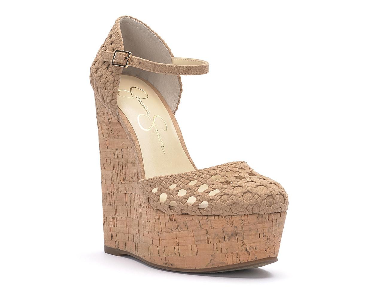 stilla platform wedge flip flop jessica simpson