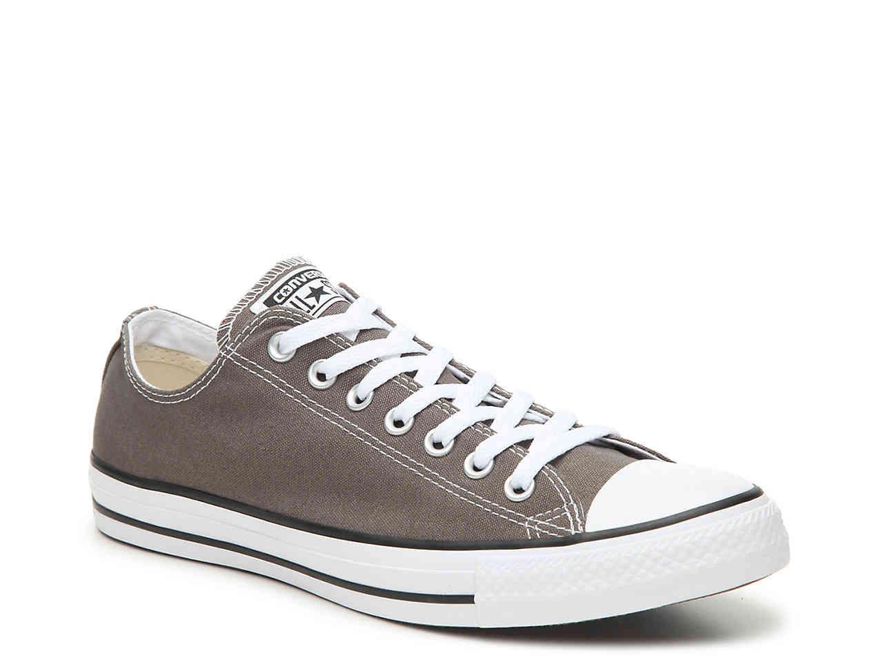 Converse Canvas Chuck Taylor All Star Core Ox in Charcoal (Gray) for ...