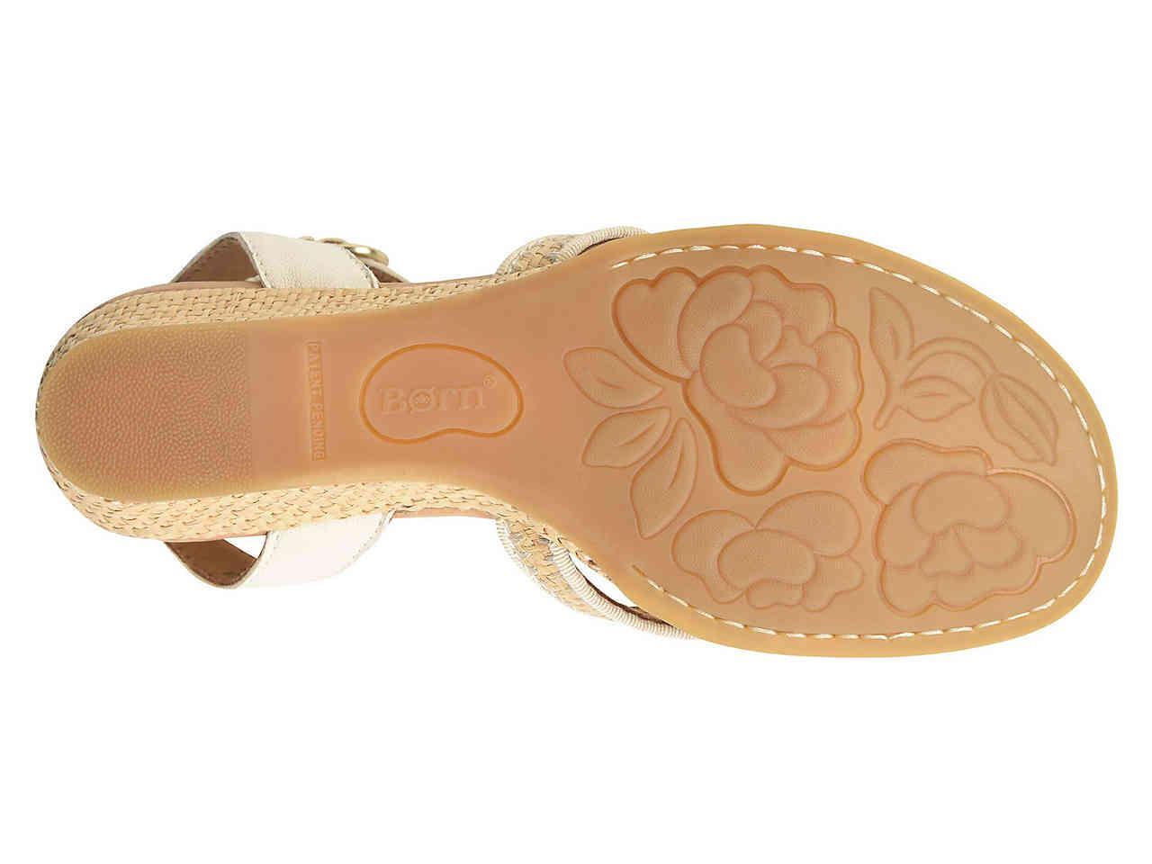 born sentinel wedge sandal