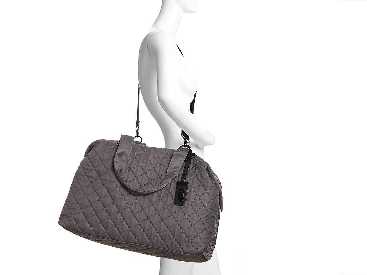 Steve Madden Synthetic Quilted Weekender Bag in Grey (Gray) Lyst