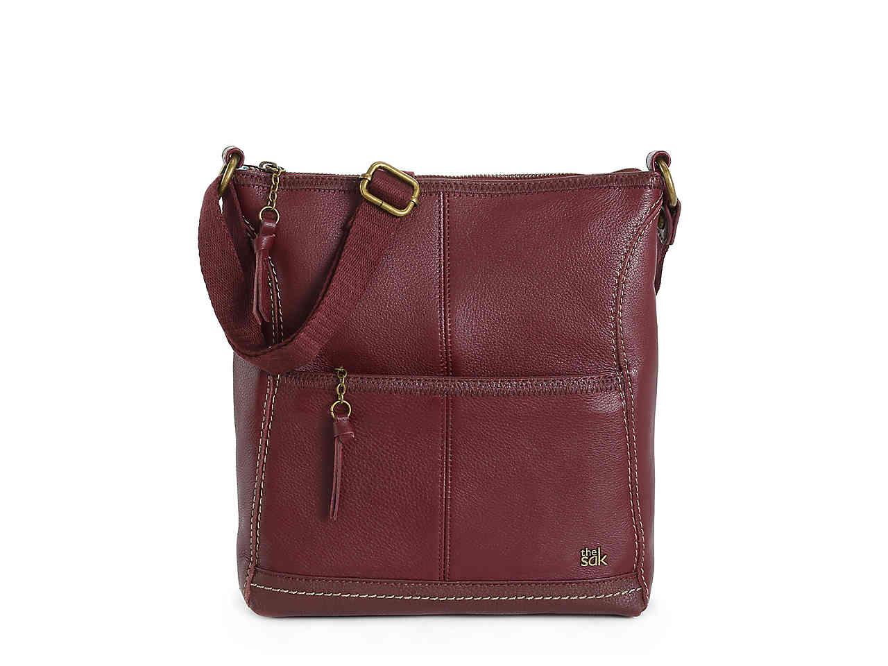 the sak iris leather crossbody bag