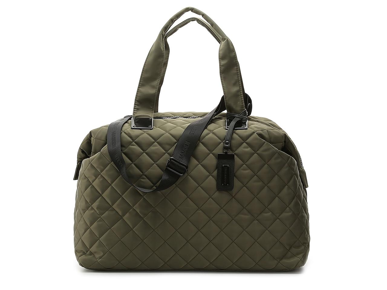 Steve Madden Quilted Weekender Bag in Green | Lyst
