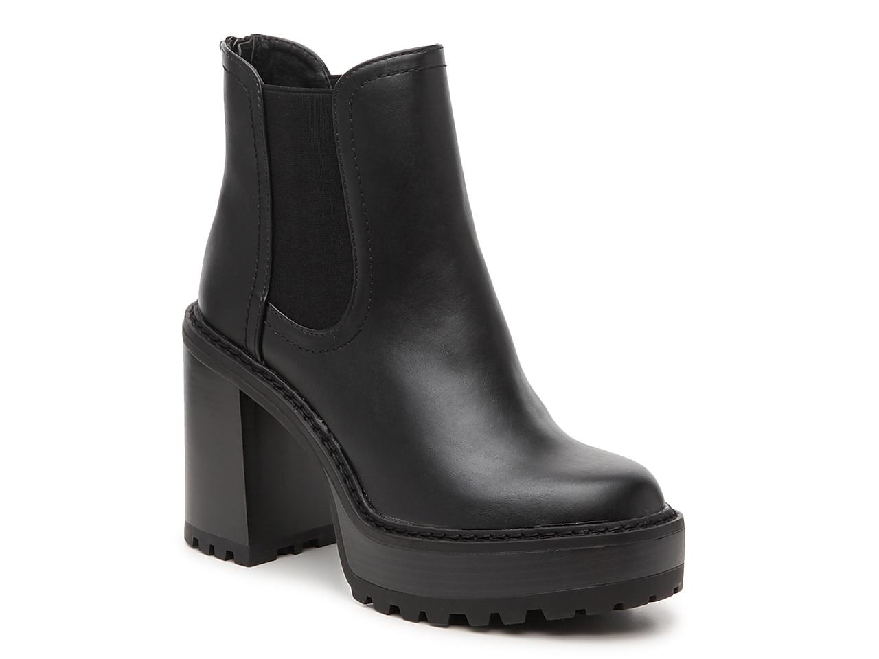 Madden Girl Kamora Platform Chelsea Boot in Black | Lyst