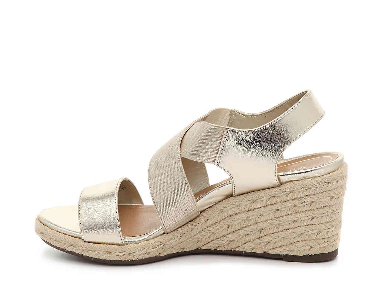 vionic ainsleigh espadrille wedge sandal